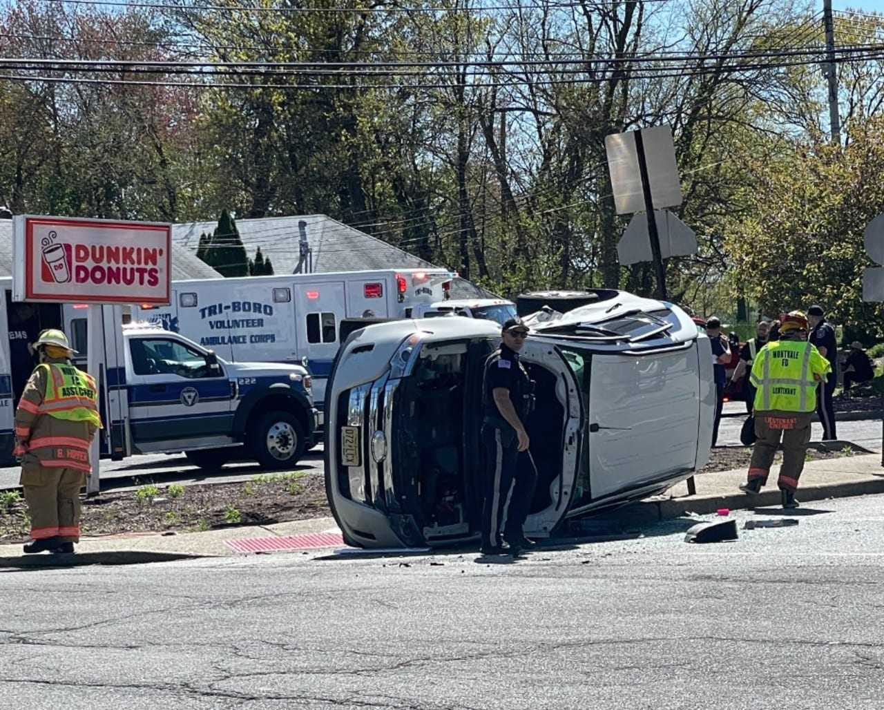 2Car Crash Shuts Down Busy Montvale Intersection (Developing