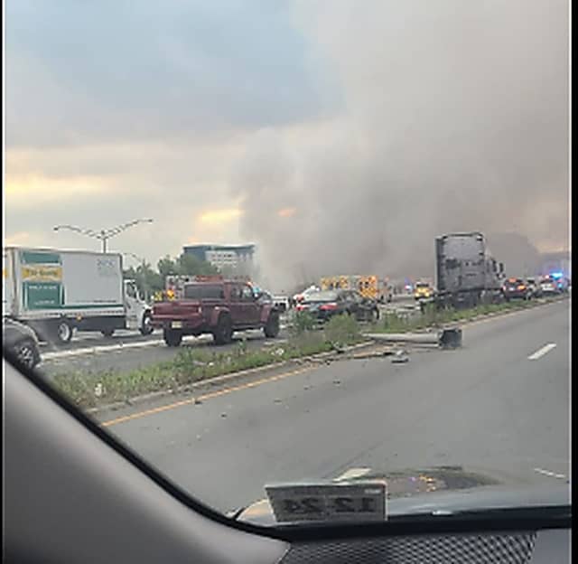 Philadelphia Tractor Trailer Driver Killed In Fiery Multi-Truck Route 78  Crash | Essex Daily Voice