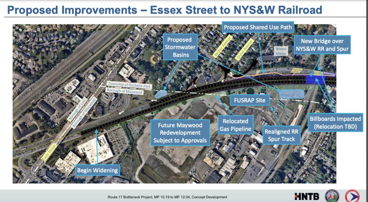 Plans For 97M Route 17 Bottleneck Project Revealed Fair LawnGlen