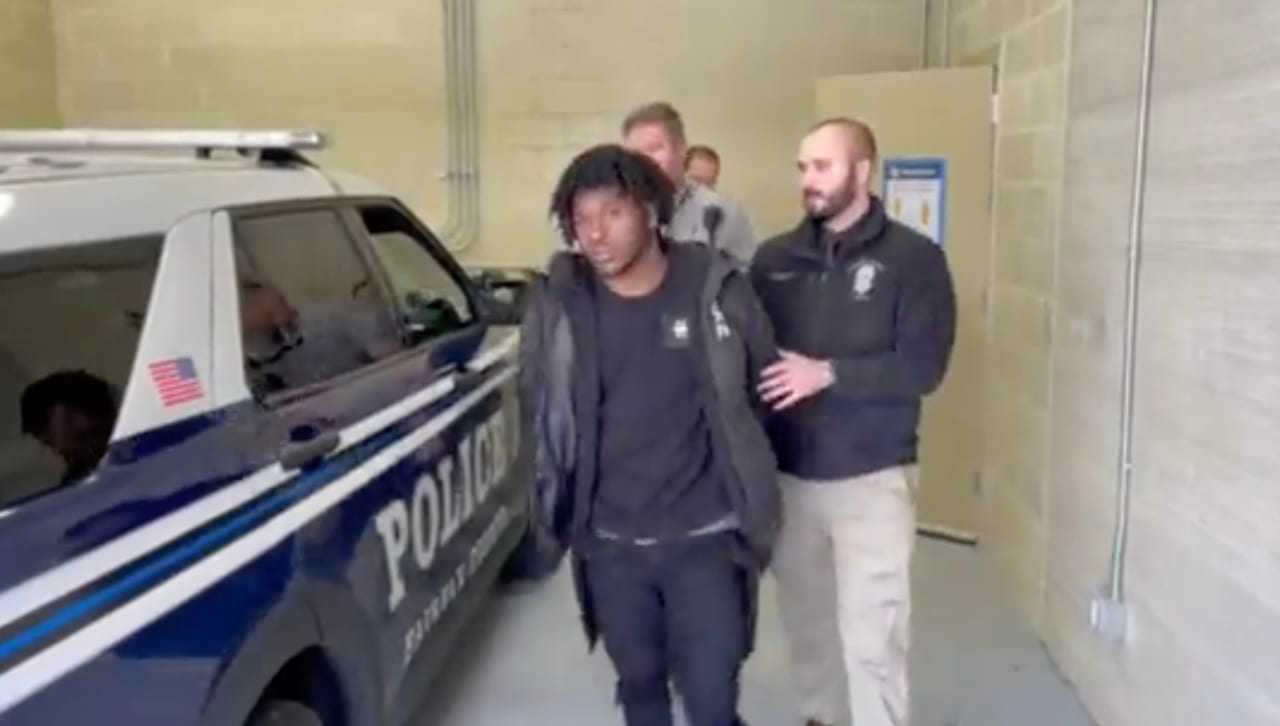 Murder Suspect Marched To Jail By Fairfax County Police (Video