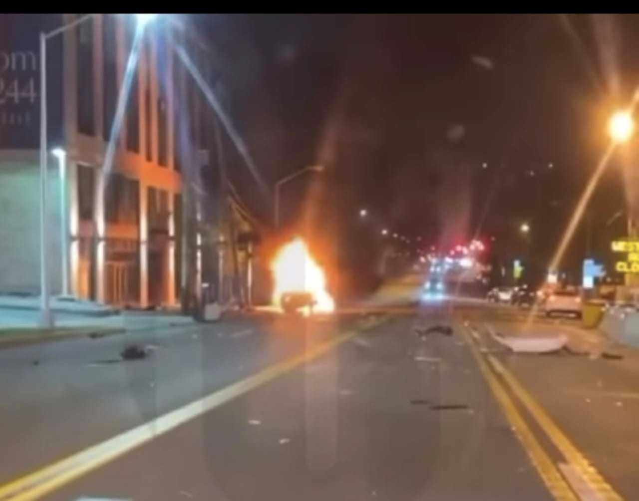 25YearOld Driver Killed In Fiery Jersey City Crash (Video) Hudson