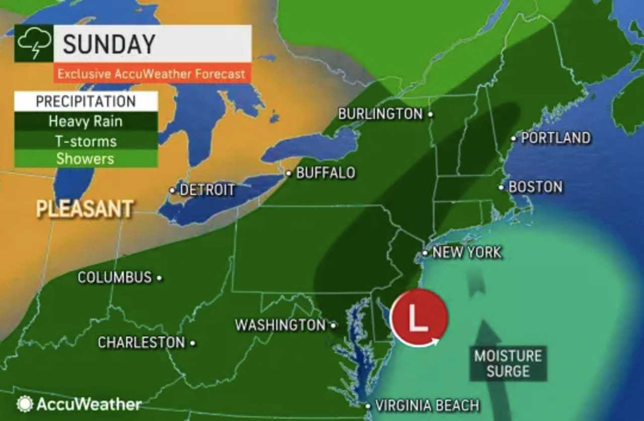 Flood Watch Here's How Much Rain Could Fall In NJ, PA Teaneck Daily