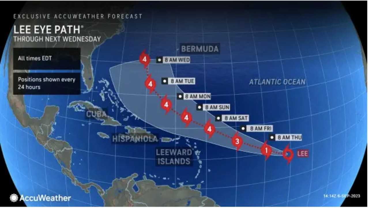 Tropical Storm Lee Expected To Major Hurricane In Days, But