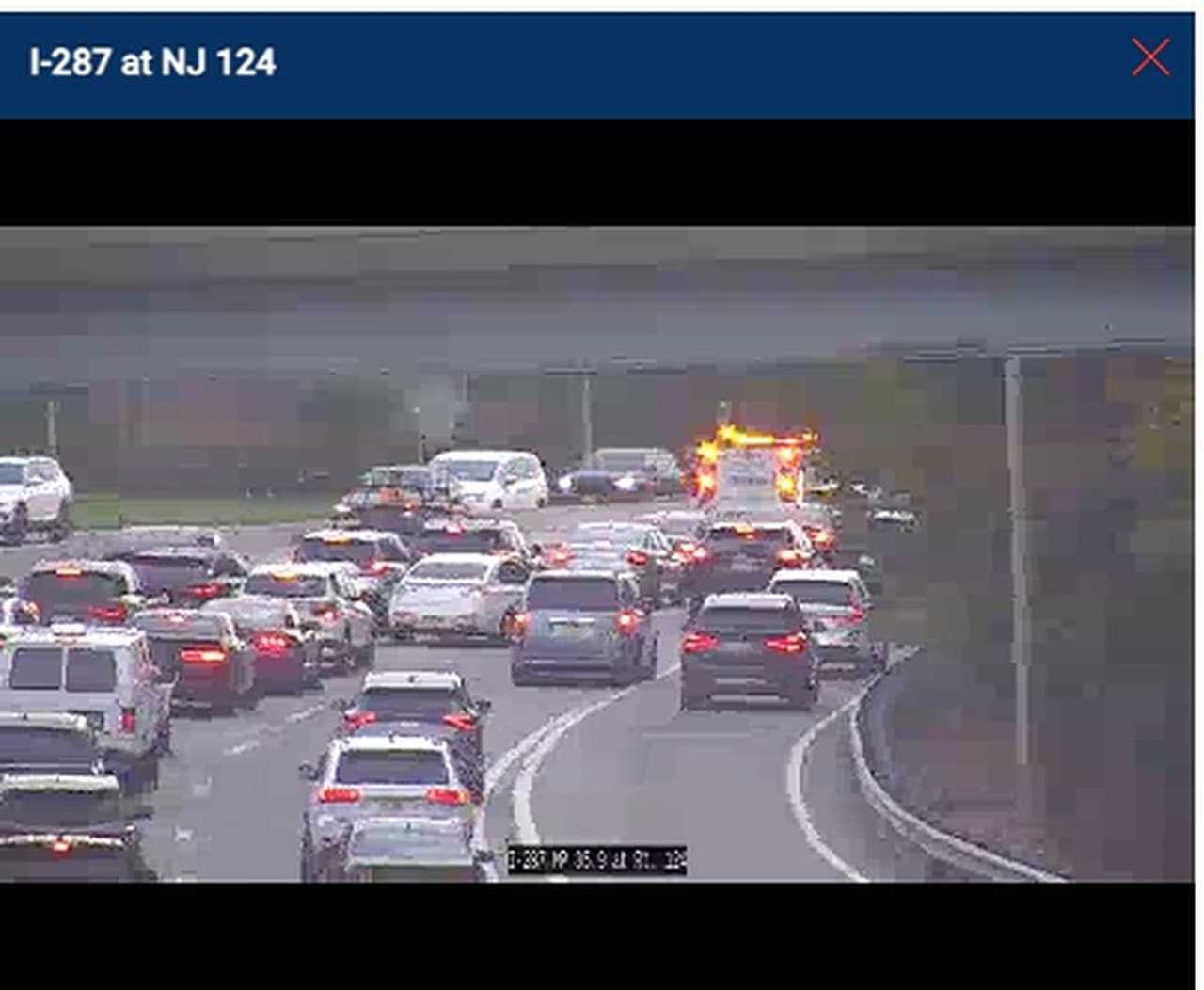 Crash Closes Route 287 In Morristown Morris Daily Voice