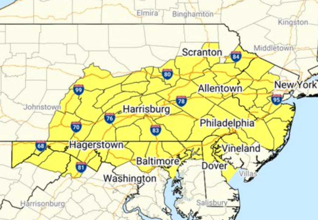 Extreme Weather Forecast Tornadoes, Hail, T'Storms Predicted In PA, NJ