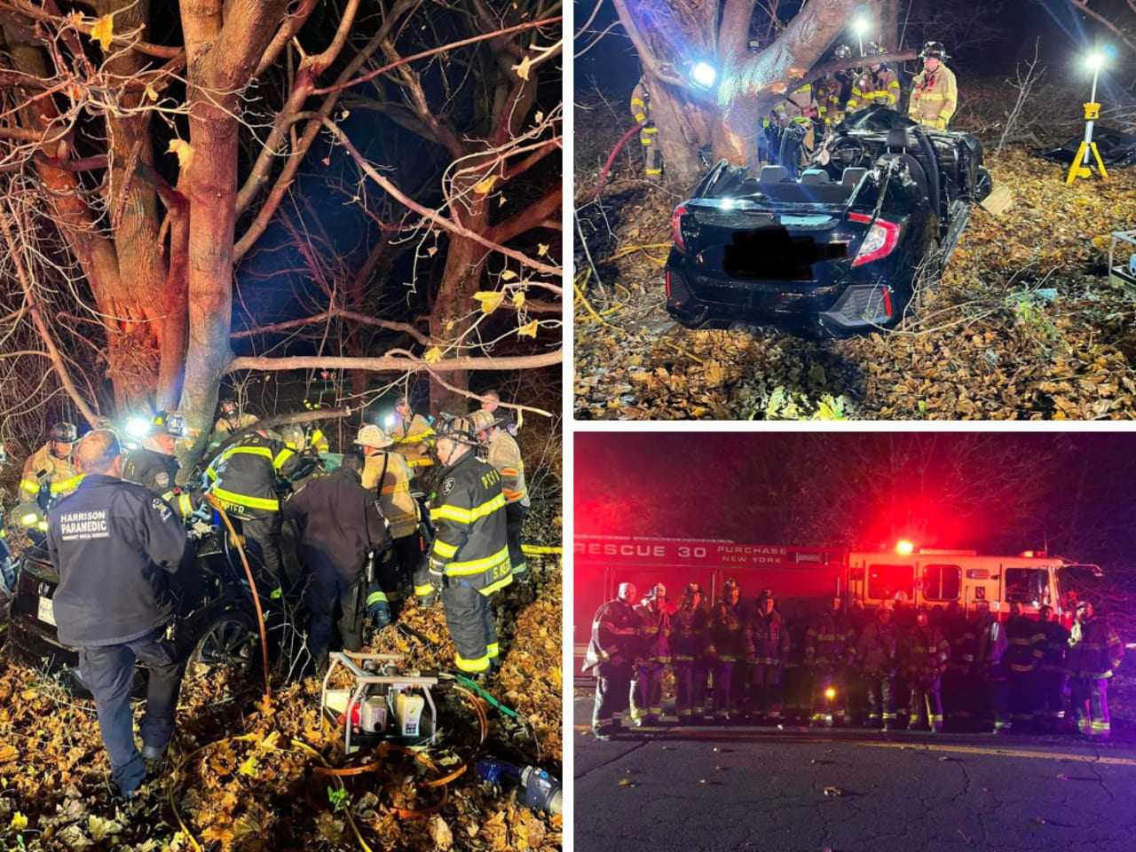 Firefighters Use Saws To Free Driver Trapped In Car After Crash In Purchase Harrison Daily Voice 8418