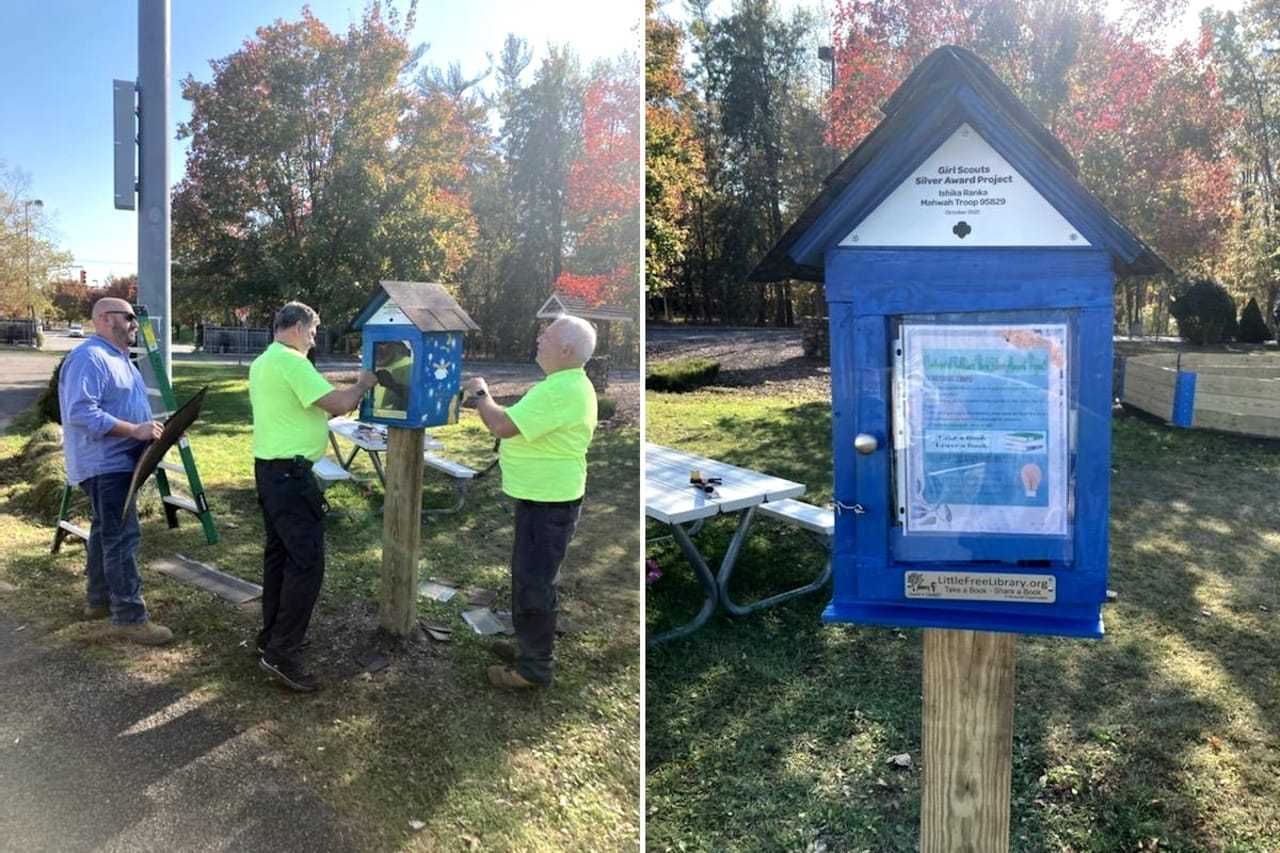 Vandals Damage Mahwah Girl Scout's Little Free Library, DPW Comes To ...