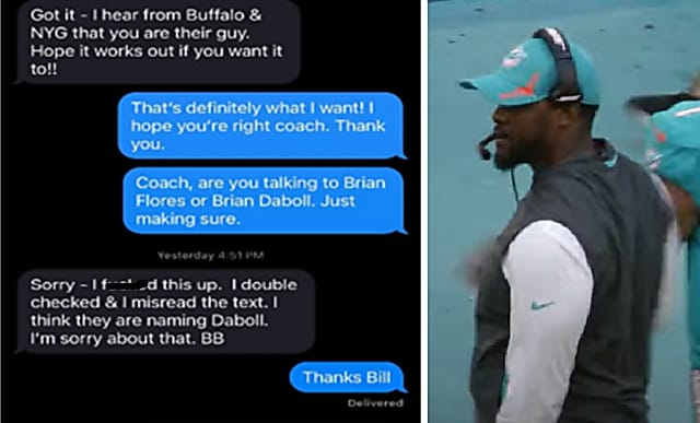 belichick texts to brian flores