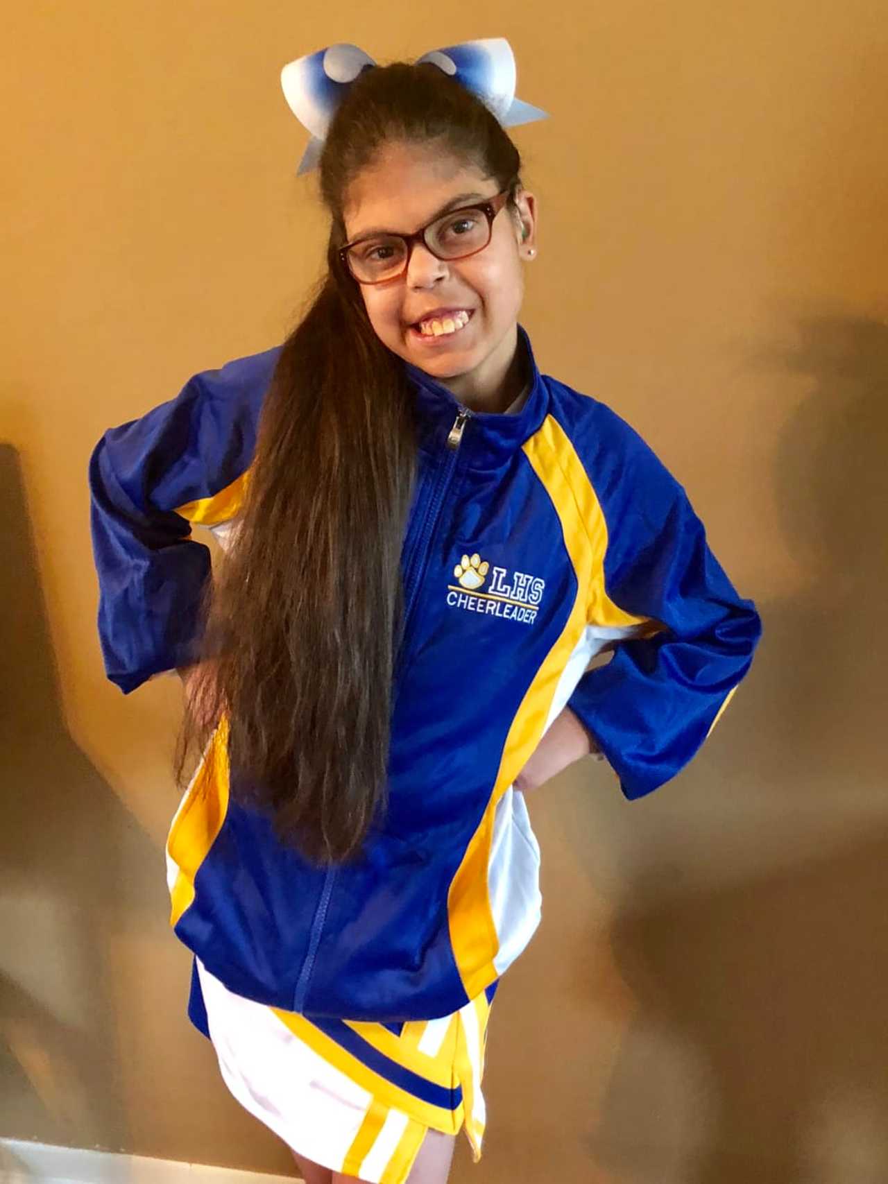 Lyndhurst High School's First Special Needs Cheerleader Brings