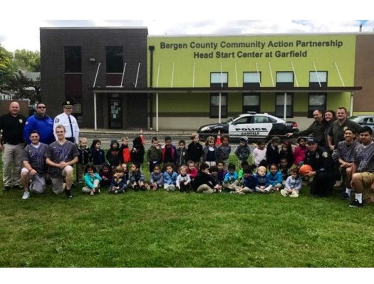 Garfield PD, PreSchool Celebrate 'Week Of Young Child' With Kickball