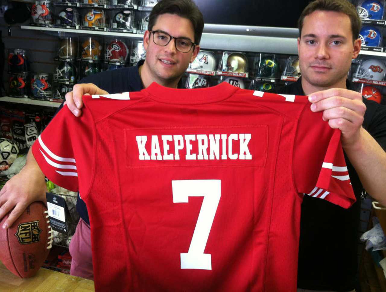 Greenwich Business Owner Unsure If Parents Will Buy Sam's NFL Jersey