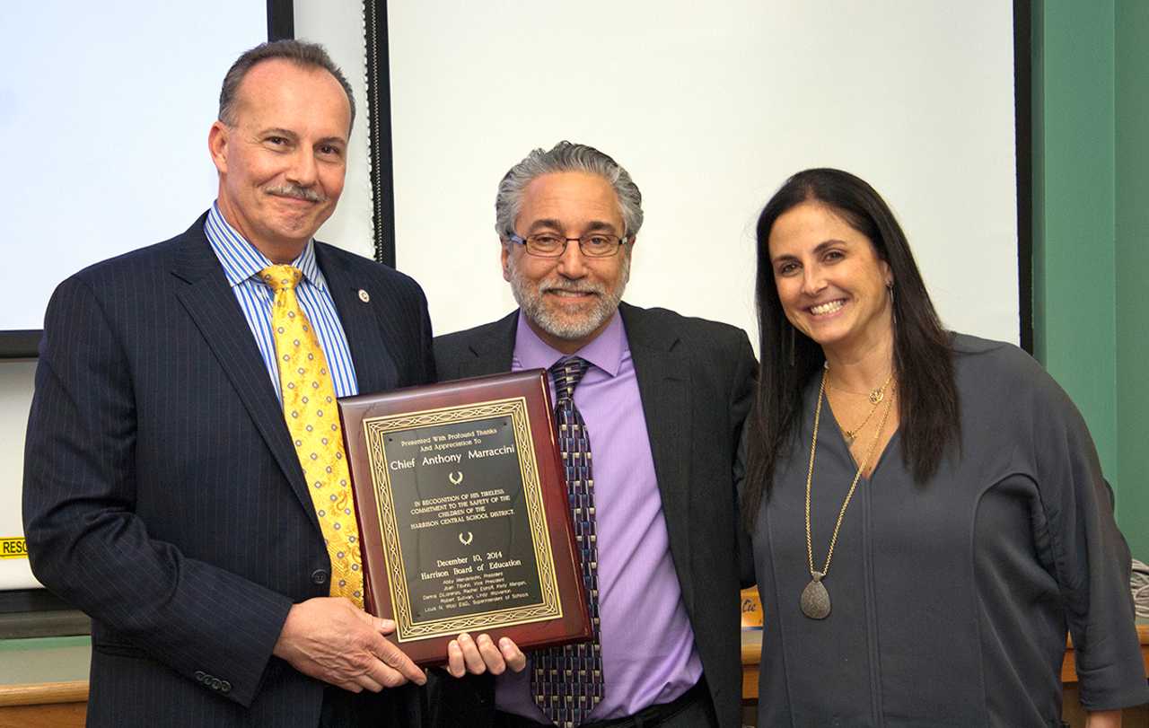Harrison School District Honors Police Chief Anthony Marraccini