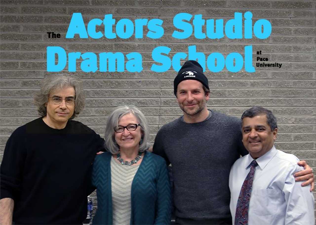 Bradley Cooper Visits Alma Mater, Actors Studio Drama School At Pace