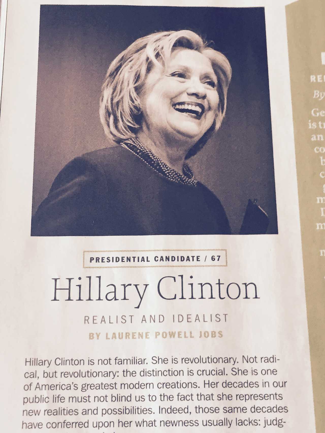 Chappaqua's Hillary Clinton Named One Of Time's 100 Most Influential