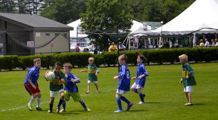 Gaelic football is one of the many activities at Fairfield County&#x27;s Irish Festival.