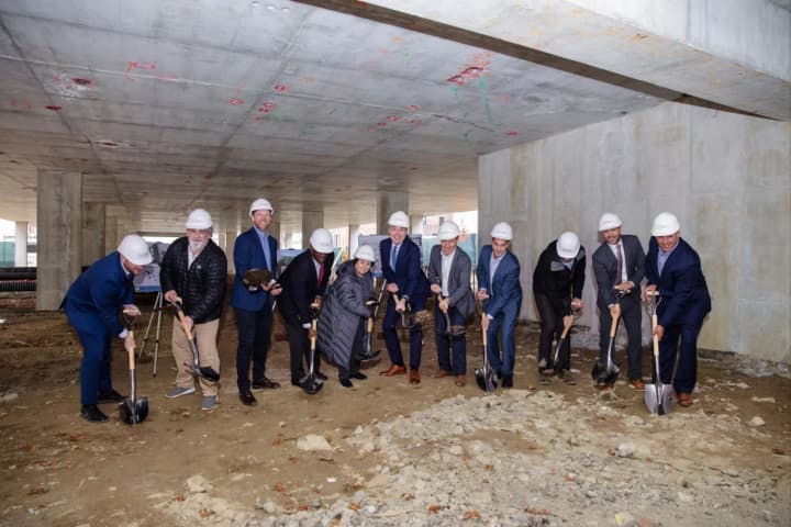 <p>White Plains city officials, including Mayor Thomas Roach, joined a ground-breaking ceremony for 8 Chester Avenue, an upcoming residential development.&nbsp;&nbsp;</p>