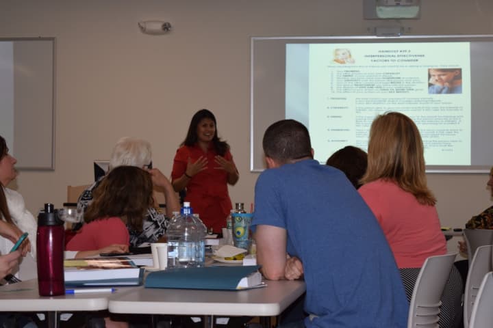 Elizabeth Dexter-Mazza recently taught local teachers and psychologists how to deal with the emotions of teens and tweens.