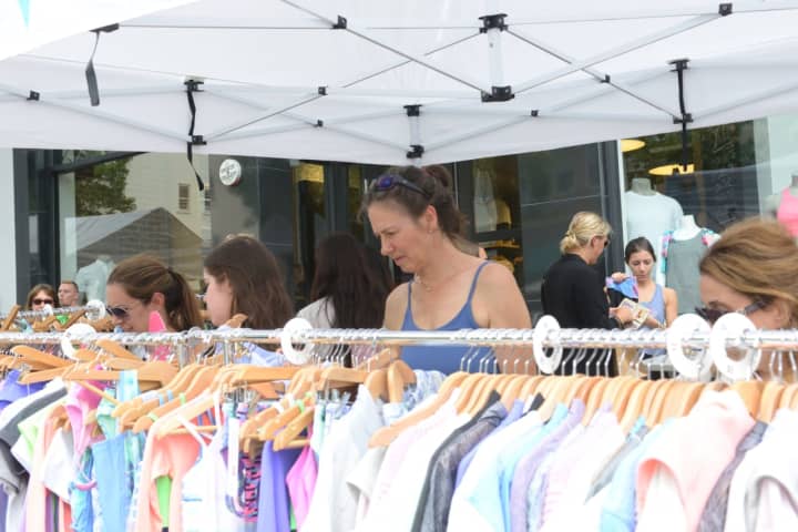 Greenwich Sidewalk Sale Days attracts hundreds of people hunting for bargains at the annual four-day event.