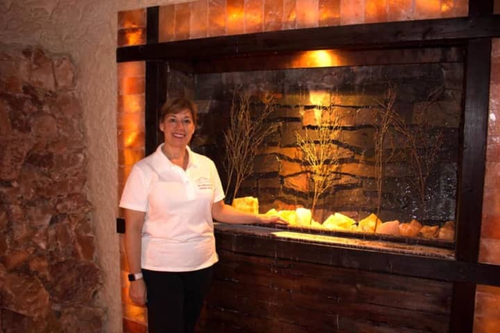 Arianne O&#x27;Donnell Schuck is the owner of the Salt Cave of Darien.