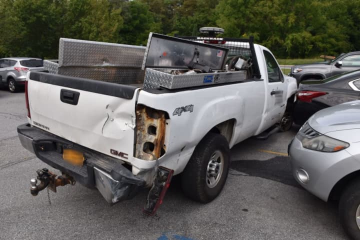 A 23-year-old was arrested after attempting to evade New York State Police while driving a stolen pickup truck on the Taconic State Parkway in Dutchess County.