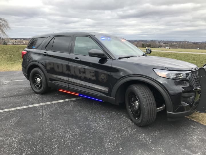 York Area Regional Police Department vehicle.