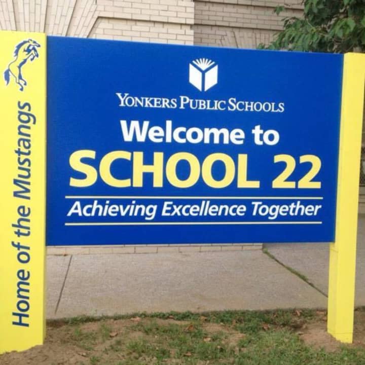 Yonkers School 22 on Nepperhan Avenue was recognized Wednesday as the city&#x27;s School of the Month.