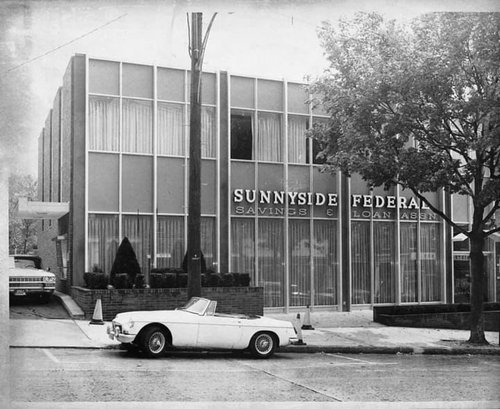Sunnyside Federal, circa 1965, has been a staple in the community for over 80 years.