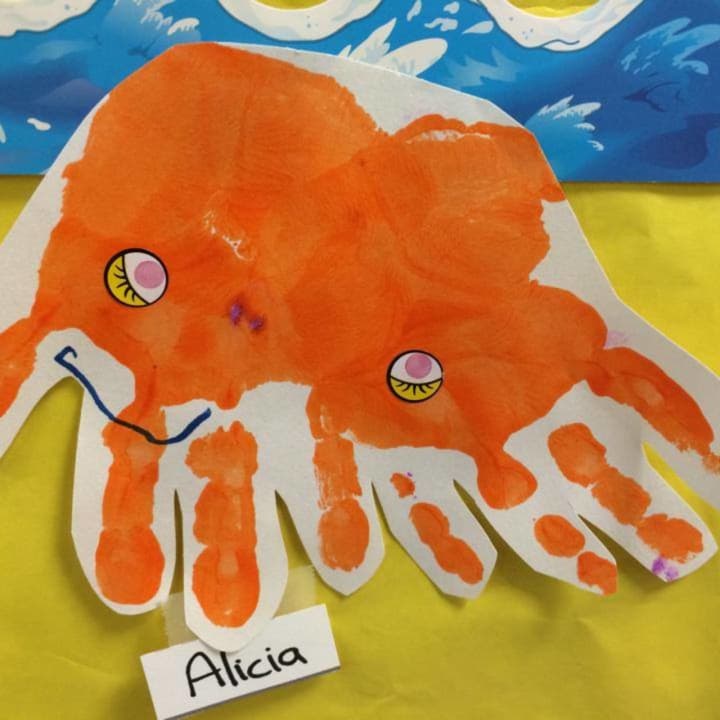 Artwork from a student at the Lois Bronz Children&#x27;s Center.