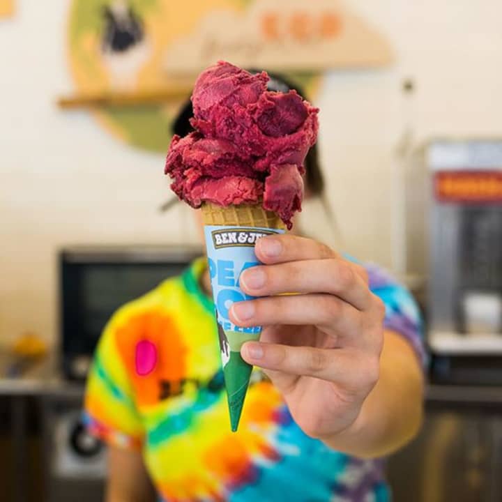 Make your day sweeter with a free Ben &amp; Jerry&#x27;s cone.