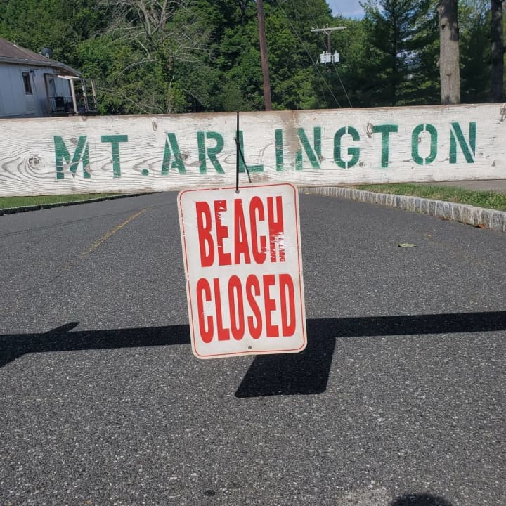 Mount Arlington Beach was closed Tuesday for &quot;extermination,&quot; according to a Facebook post.