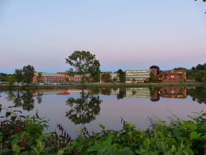 Fairleigh Dickinson University sits on the Hackensack River in Teaneck.