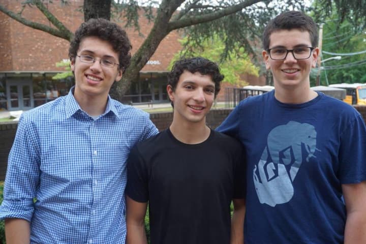 Benjamin Greenfield, Eli Sills and Adam Itzkowitz received a perfect score on the ACT.