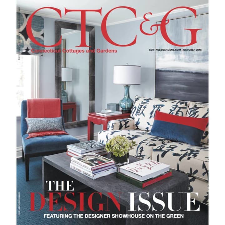 The October 2015 cover of CTC&amp;G magazine, a publication of Cottages &amp; Gardens Publications.