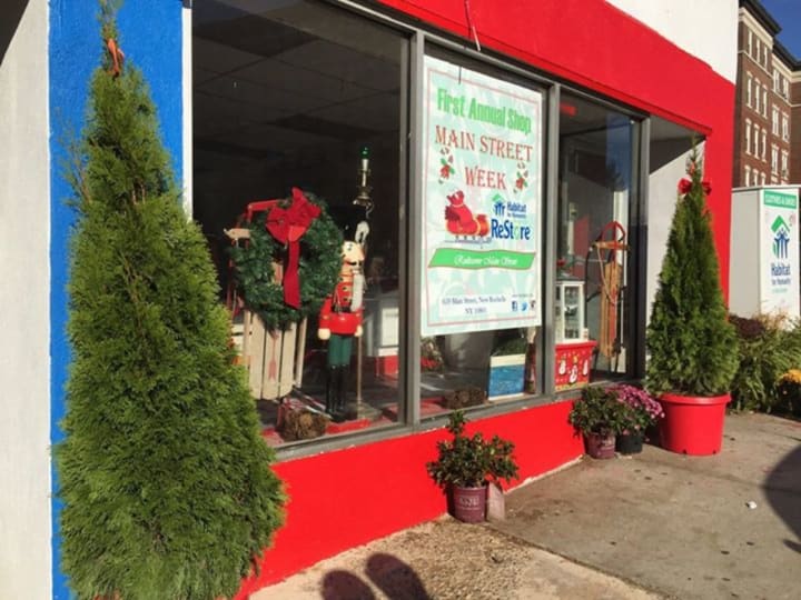 Habitat for Humanity of Westchester has opened a holiday store along Main Streetin New Rochelle.