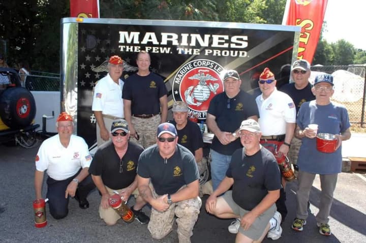 The Marines meet in Oakland and organize dozens of charitable events each year. 