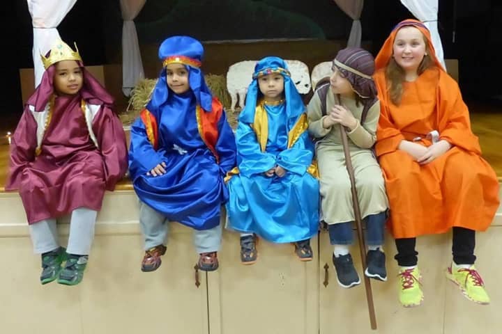 Kids dress in character for last year&#x27;s &quot;One Night in Bethlehem&quot; event at Bloomingdale United Methodist Church.