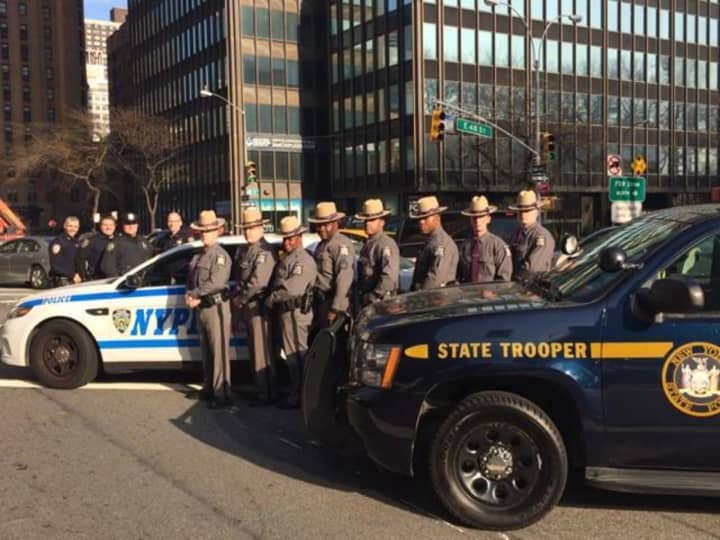 The New York Police Department along with the state police recently worked together in the city to promote safe driving.