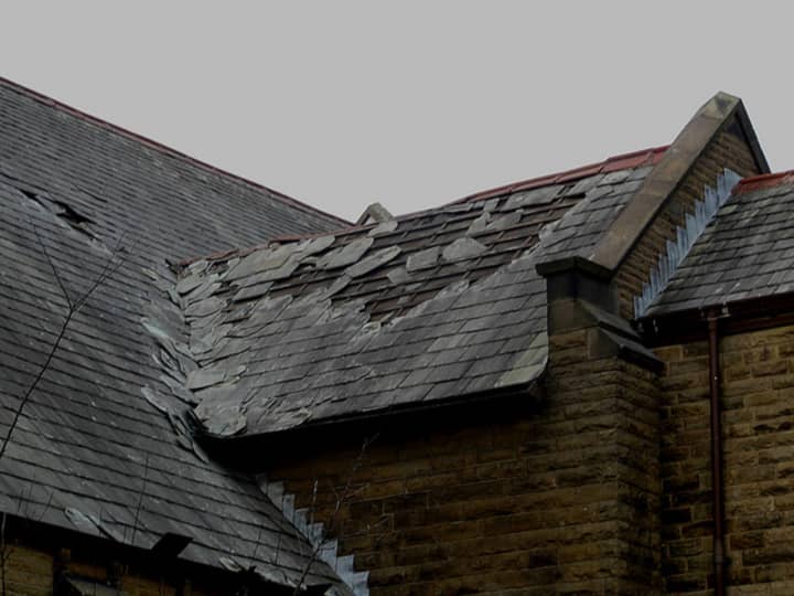Contact KRS Roofing for repair or replacement.