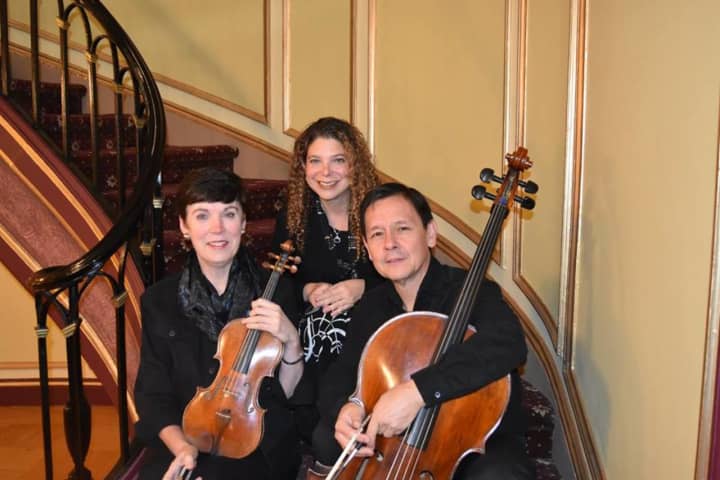 The Hobart Trio of cellist Joseph Kimura, pianist Iris Perry and violinist Kathleen Butler-Hopkins will perform Jan. 17 at Lambert Castle.