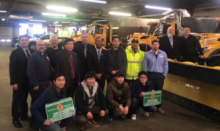Passaic County officials welcome a South Korean delegation.