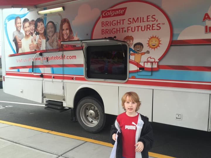 The Colgate Bright Smiles Van paid a visit to the Catherine E. Doyle Elementary School in Wood-Ridge.