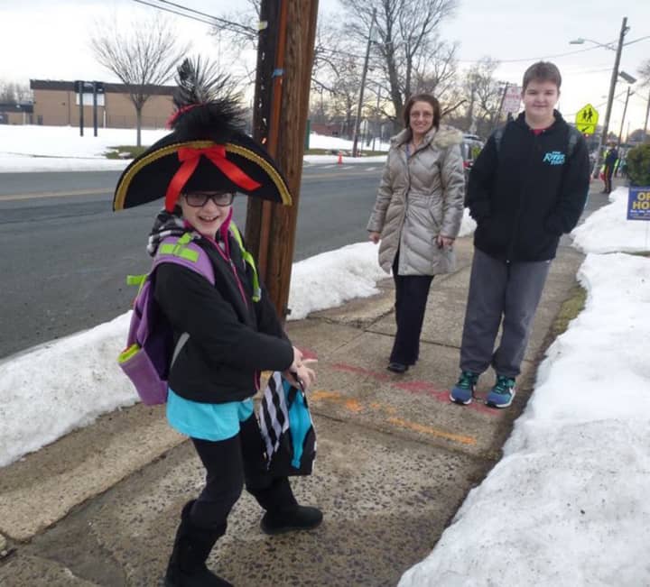 St. Leo&#x27;s students showed off their crazy hats in Elmwood Park.