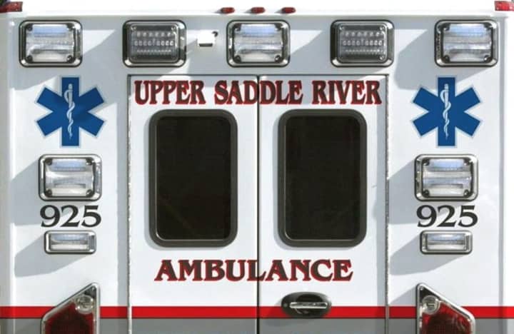 Members of the Upper Saddle River Volunteer Ambulance Corps took the victim to Cooperman Barnabas Medical Center (formerly St. Barnabas Hospital) in Livingston.