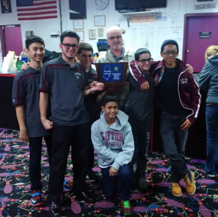 The Clifton High School bowling team.