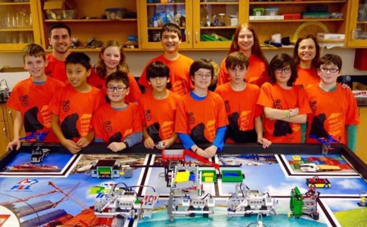 The Hommocks Middle School’s robotics team, sponsored and led by the STEM Alliance of Larchmont-Mamaroneck, took home first place in the Hudson Valley First LEGO League Robotics competition Feb. 6.