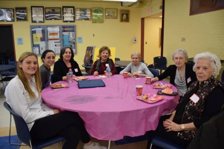 Briarcliff High School students and local seniors.