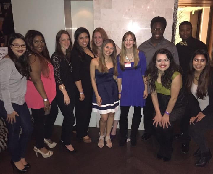 Residents pause for a picture during a recent NR Future Millennial Mixer event in New Rochelle.