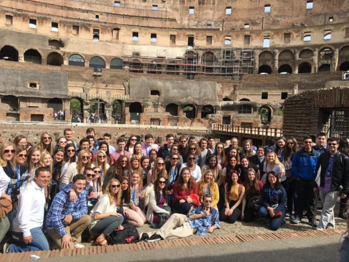 Brewster High students were in Rome as part of their tour on spring break.