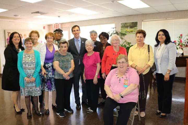 Mayor Noam Bramson honored 90 senior citizen volunteers who give their time to the community.