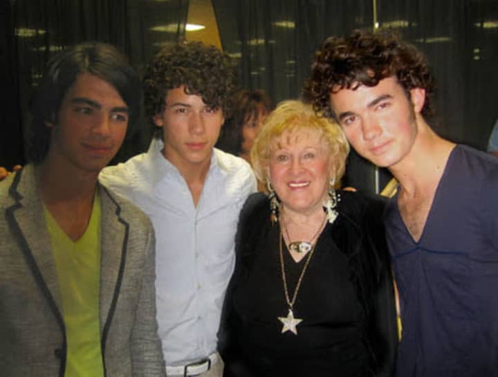Shirley Grant and the Jonas Brothers.